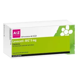 LEVOCETI-AbZ 5 mg comprimidos revestidos por película, 50 unid