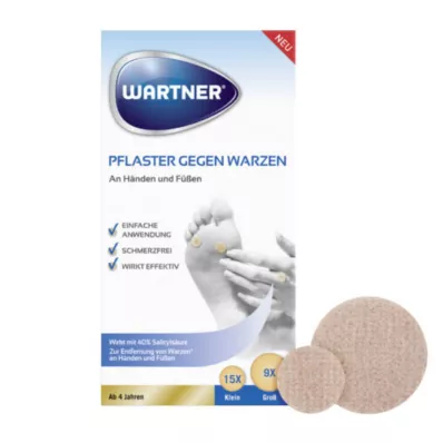 WARTNER Emplastros contra verrugas, 24 pcs
