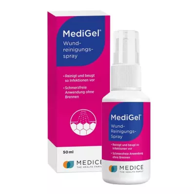 MEDIGEL Spray de limpeza de feridas, 50 ml MEDIGEL Spray de limpeza de feridas, 50 ml