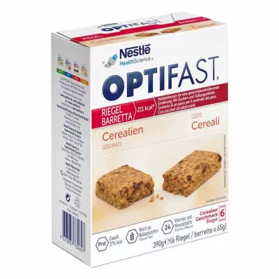 OPTIFAST Barra de cereais, 6X65 g