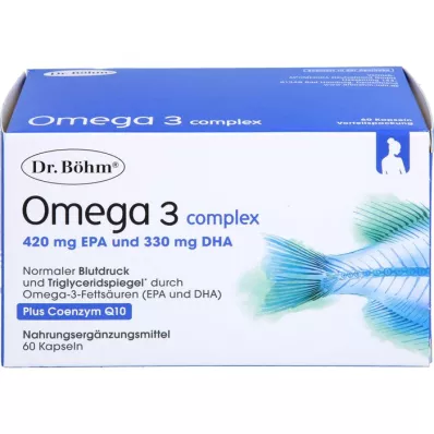 DR.BÖHM Cápsulas de complexo ómega 3, 60 Cápsulas