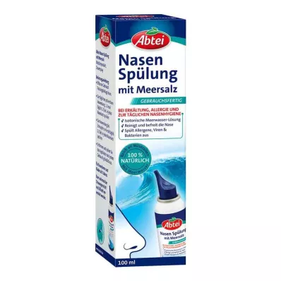 Enxágue nasal Abbey com spray de sal marinho, 100 ml Enxágue nasal Abbey com spray de sal marinho, 100 ml
