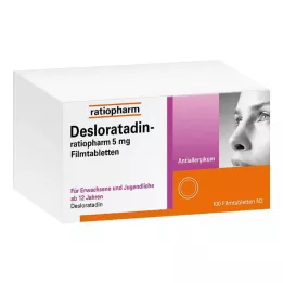 DESLORATADIN-ratiopharm 5 mg comprimidos revestidos por película, 100 unid