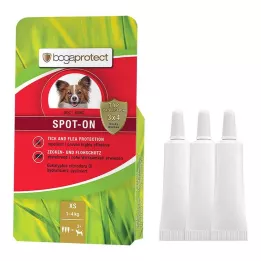 BOGAPROTECT SPOT-ON Cão XS, 3X0,7 ml