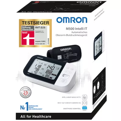 OMRON M500 Intelli IT Monitor de pressão arterial de braço, 1 un OMRON M500 Intelli IT Monitor de pressão arterial de braço, 1 un