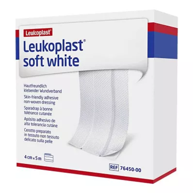 LEUKOPLAST Reboco branco macio 4 cmx5 m rolo, 1 pc LEUKOPLAST Reboco branco macio 4 cmx5 m rolo, 1 pc