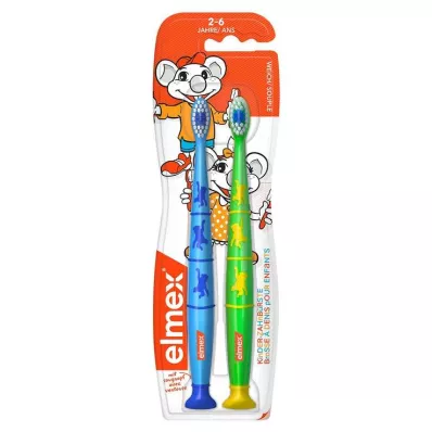 ELMEX Escova de dentes para crianças Duo Pack, 2 peças ELMEX Escova de dentes para crianças Duo Pack, 2 peças