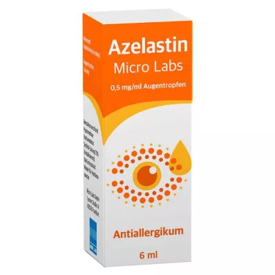 Azelastine Micro Labs 0,5 mg/ml colírio, 6 ml Azelastine Micro Labs 0,5 mg/ml colírio, 6 ml