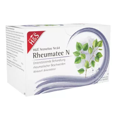 H&S Chá para reumatismo N sacos de filtro, 20X2,0 g H&S Chá para reumatismo N sacos de filtro, 20X2,0 g