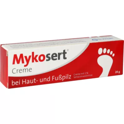 MYKOSERT Creme para a pele e pé de atleta, 20 g