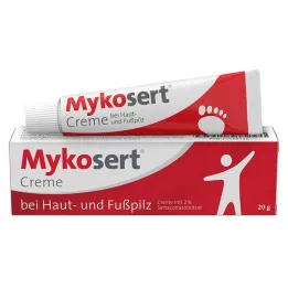 MYKOSERT Creme para a pele e pé de atleta, 20 g