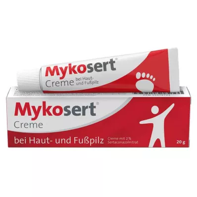 MYKOSERT Creme para a pele e pé de atleta, 20 g