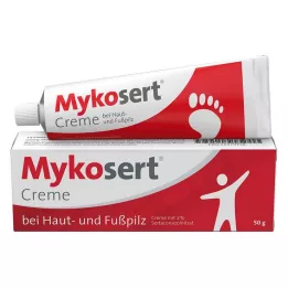 MYKOSERT Creme para a pele e pé de atleta, 50 g