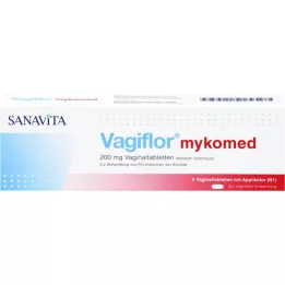 VAGIFLOR mykomed 200 mg comprimidos vaginais, 3 unid