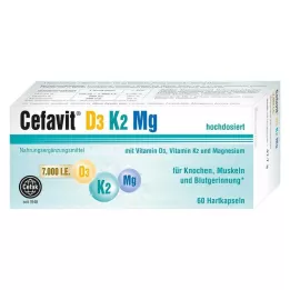 CEFAVIT D3 K2 Mg 7.000 U.I. cápsulas duras, 60 unid