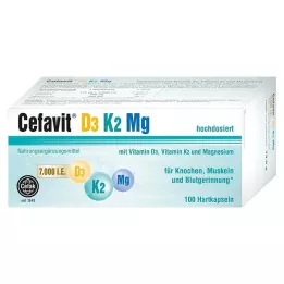 CEFAVIT D3 K2 Mg 7.000 U.I. cápsulas duras, 100 unid