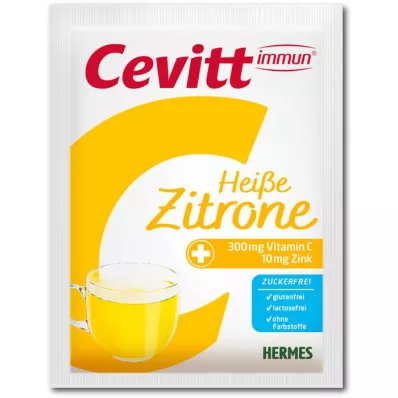 CEVITT Granulado imune de limão quente sem açúcar, 14 unidades