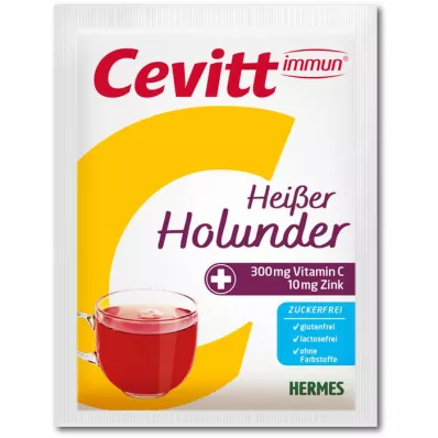CEVITT Immune hot elderberry granulado sem açúcar, 14 unidades