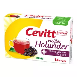 CEVITT Granulado clássico de sabugueiro imune e quente, 14 unidades
