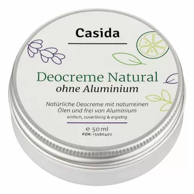 DEO CREME sem alumínio natural, 50 ml DEO CREME sem alumínio natural, 50 ml