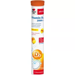 DOPPELHERZ Vitamina D3 2000 U.I. comprimidos efervescentes, 15 unid