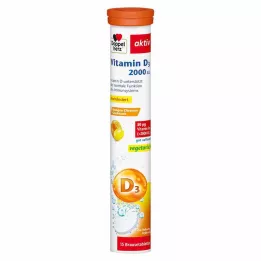 DOPPELHERZ Vitamina D3 2000 U.I. comprimidos efervescentes, 15 unid