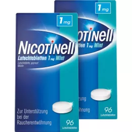 NICOTINELL Pastilhas 1 mg Menta, 2X96 pcs