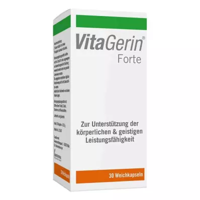 VITA GERIN Forte cápsulas moles, 30 unid