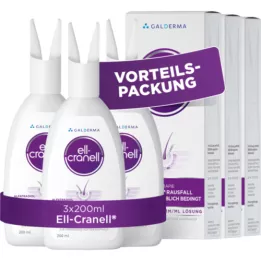 ELL-CRANELL 250 microgramas/ml solução para uso tópico, 3X200 ml