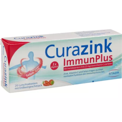 CURAZINK Pastilhas ImmunPlus, 20 unidades