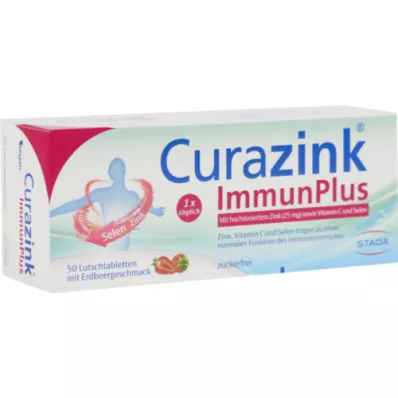 CURAZINK Pastilhas ImmunPlus, 50 unidades