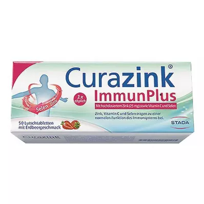 CURAZINK Pastilhas ImmunPlus, 50 unidades CURAZINK Pastilhas ImmunPlus, 50 unidades
