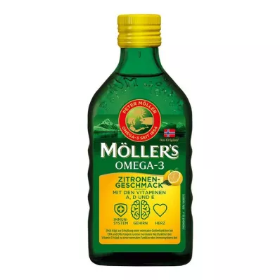 MÖLLERS Omega-3 Óleo com sabor a limão, 250 ml