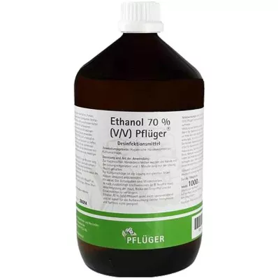 DESINFEKTIONSMITTEL Etanol 70% V/V Pflüger, 1000 ml DESINFEKTIONSMITTEL Etanol 70% V/V Pflüger, 1000 ml