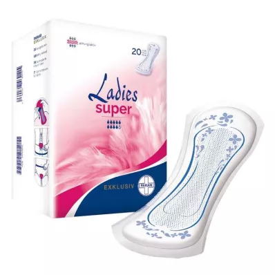 Param Ladies Exclusive Incontinence Insert Super, 20 unidades