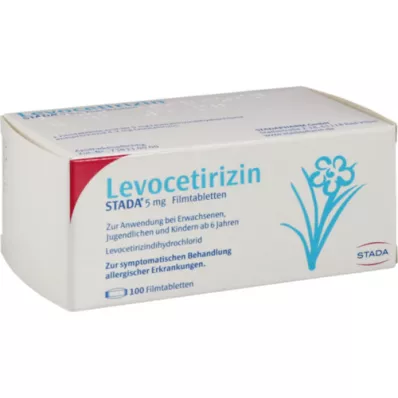 LEVOCETIRIZIN STADA Comprimidos revestidos por película de 5 mg, 100 unidades
