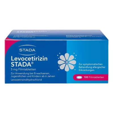 Levocetirizina STADA comprimidos revestidos por película de 5 mg, 100 unidades Levocetirizina STADA comprimidos revestidos por película de 5 mg, 100 unidades