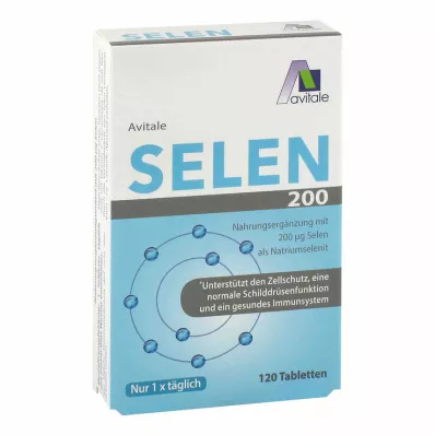 SELEN Comprimidos de 200 µg, 120 pcs