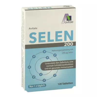 Comprimidos de selênio 200 µg da Avitale, 120 peças Comprimidos de selênio 200 µg da Avitale, 120 peças