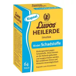 LUVOS Cápsulas de argila cicatrizante imutox, 64 unid