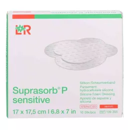 SUPRASORB P sensível PU-Schaumv.sacr.bor.17x17,5, 10 unid
