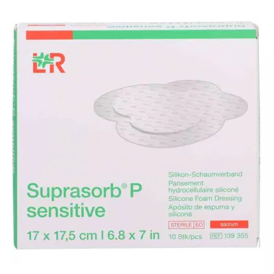 Suprasorb P sensível PU-creme de espuma bor.17x17,5, 10 unid