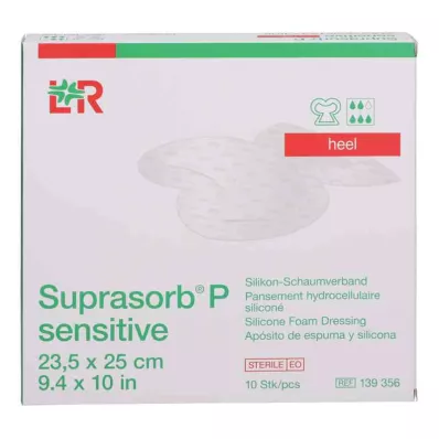 Suprasorb P sensível PU-espuma calcanhar boro.23,5x25, 10 unid