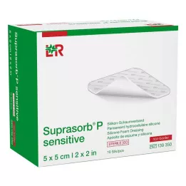 SUPRASORB P sensível PU-Espuma v.non-bor.5x5cm, 10 pcs