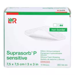 SUPRASORB P sensível PU-Espuma v.non-bor.7,5x7,5, 10 unid