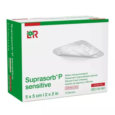 SUPRASORB P sensível PU-Espuma v.bor.lite 5x5cm, 10 pcs SUPRASORB P sensível PU-Espuma v.bor.lite 5x5cm, 10 pcs