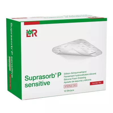 SUPRASORB P sensível PU-Espuma v.bor.lite 10x10cm, 10 pcs