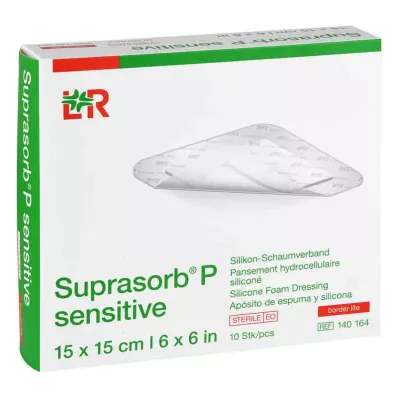 SUPRASORB P sensível PU-Espuma v.bor.lite 15x15cm, 10 pcs SUPRASORB P sensível PU-Espuma v.bor.lite 15x15cm, 10 pcs