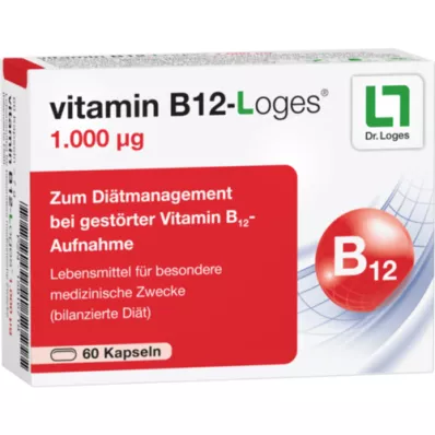 VITAMIN B12-LOGES Cápsulas de 1.000 μg, 60 unid