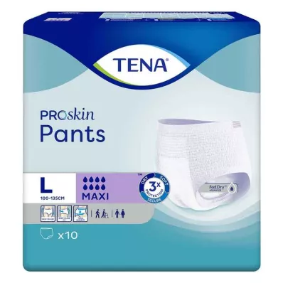 TENA Calças Maxi L para incontinência, 10 peças TENA Calças Maxi L para incontinência, 10 peças